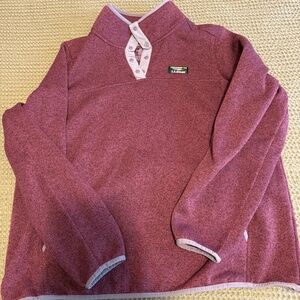 L.L. Bean Sweater Fleece Pullover
